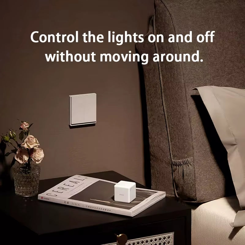 Smart Wall Switch E1 Zigbee 3.0 Remote Control for Smart Home Lighting without Neutral Wire Compatible with Xiaomi Home and HomeKit