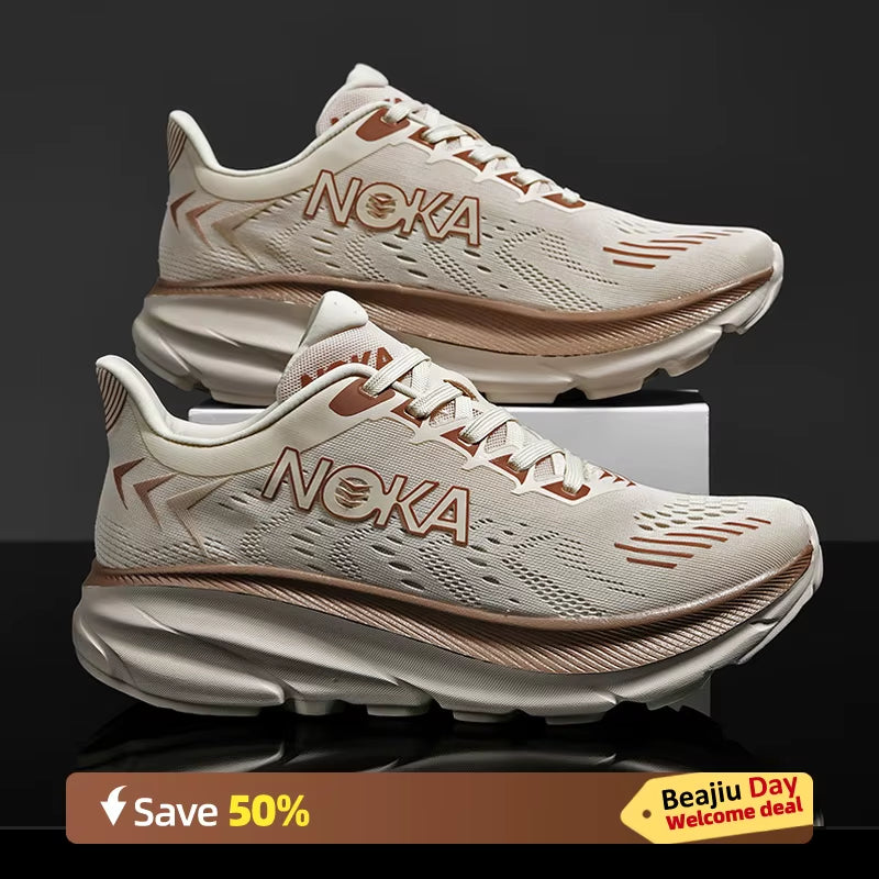 Marathon Carbon Plate Air Cushion Men Sports Running Shoes Breathable Lightweight Women'S Comfortable Athletic Nonskid Sneakers