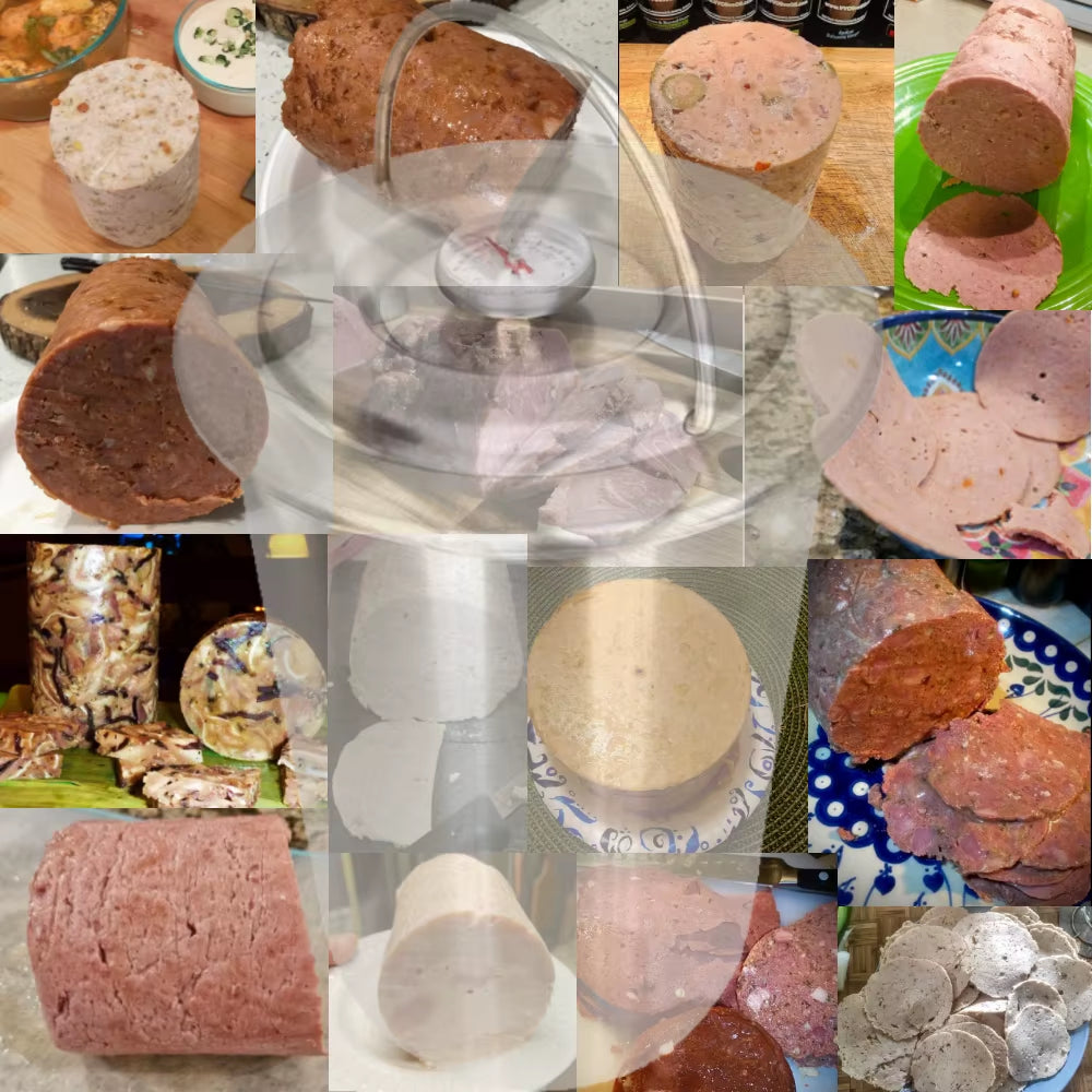 304 Stainless Steel Ham Press Maker with Thermometer - Professional Meat and Poultry Cooking Tool