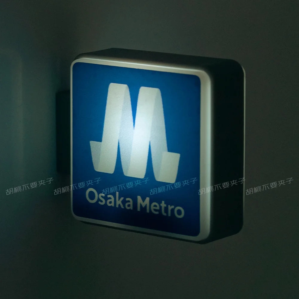New Home Accessories Japan 711 Family Lawson Light Sign Fridge Magnets Creative Miniature DIY Magnetic Decorations