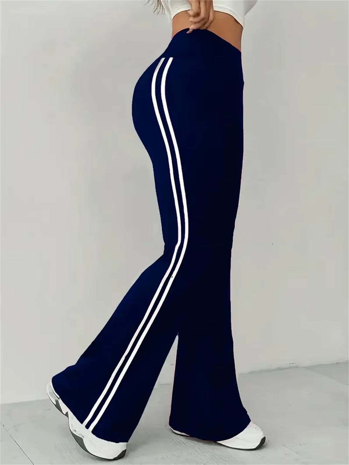 Women'S Slim Casual Flare Pants Hight Waist Fashin Micro Pull Trousers 2025 Spring Summen Female Outfit Pant Street Chic Clothes