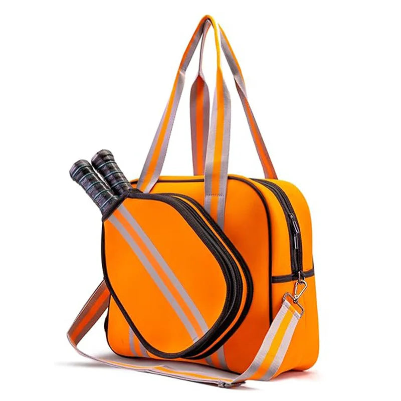 Handheld Tennis Bag, Dry Wet Separation Badminton Bag, Outdoor Pickle Ball Large Capacity Sports Bag, Gym Cross Bag One Shoulder