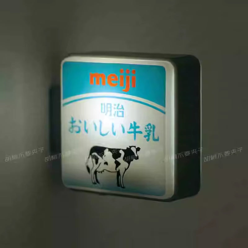 New Home Accessories Japan 711 Family Lawson Light Sign Fridge Magnets Creative Miniature DIY Magnetic Decorations