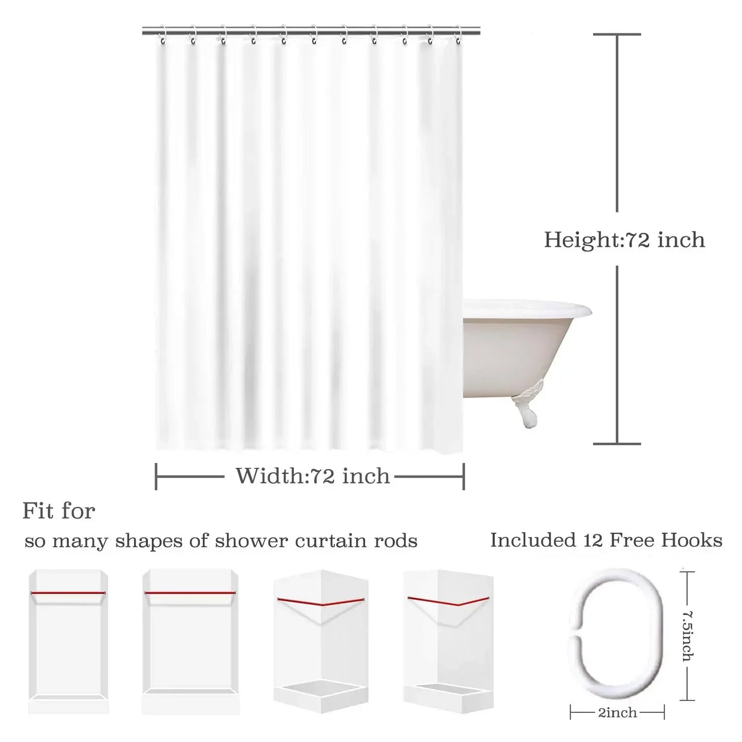80S Vintage Radio Bathroom Curtains for the Home Shower Shower Curtain Waterproof Folding Partition Accessories Bath Bedrooms