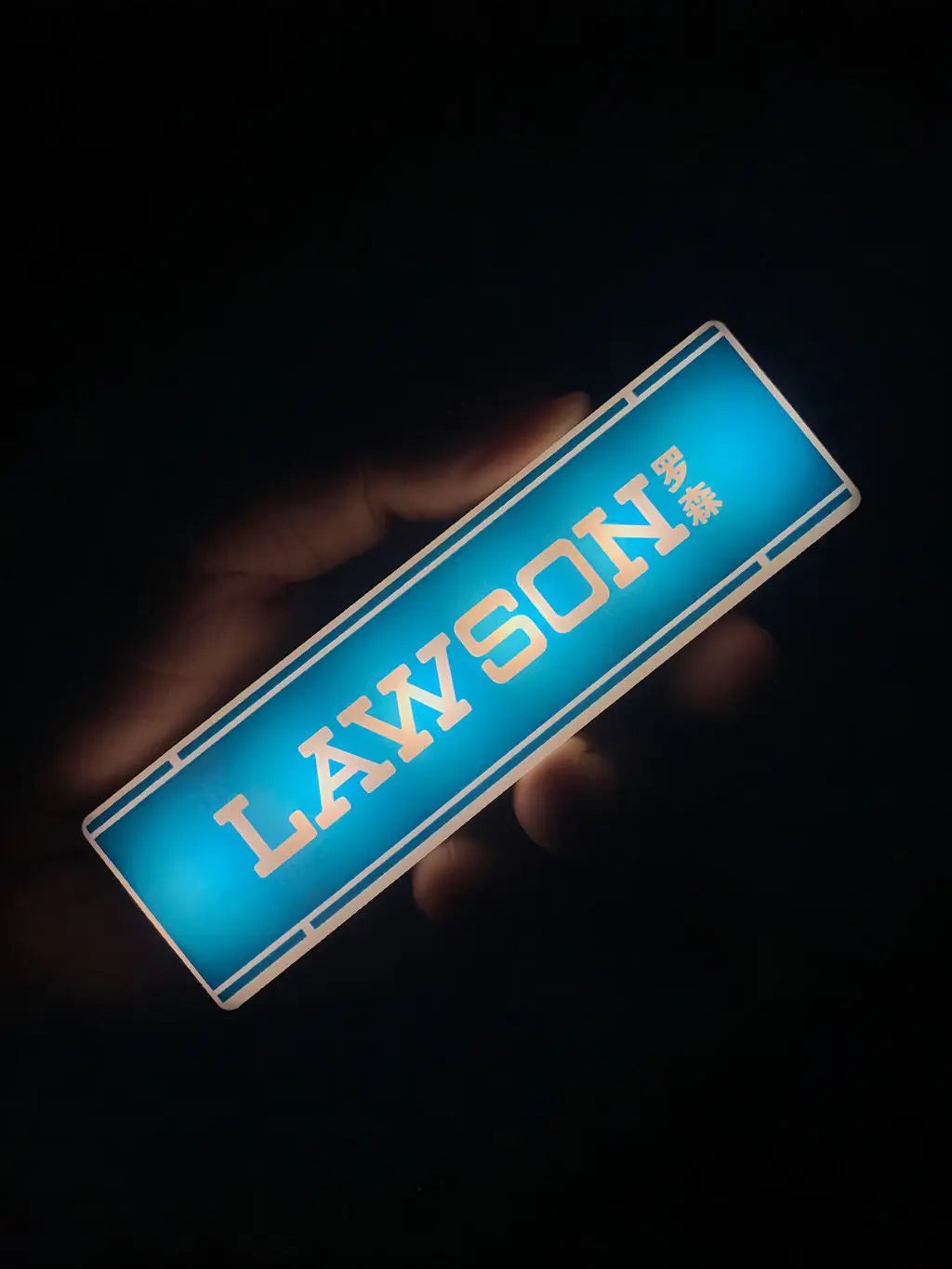 New Home Accessories Japan 711 Family Lawson Light Sign Fridge Magnets Creative Miniature DIY Magnetic Decorations