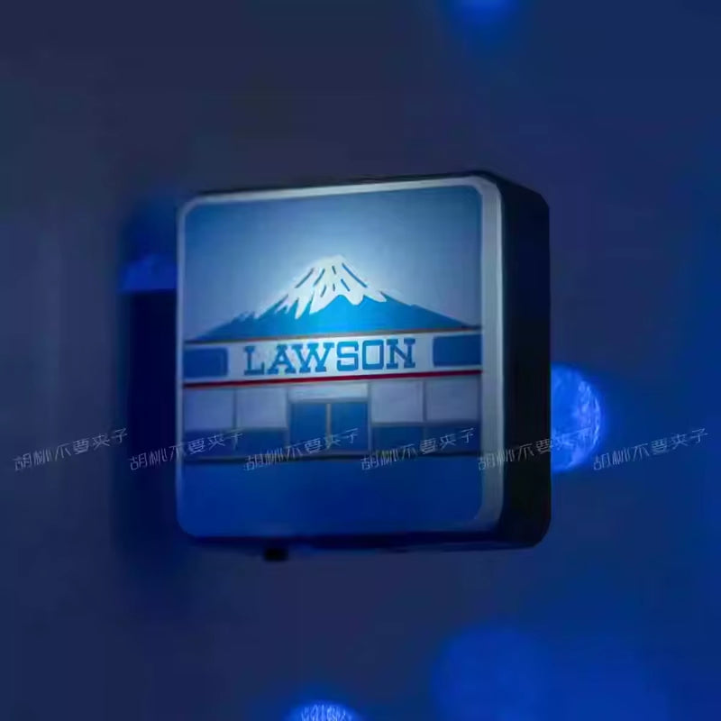 New Home Accessories Japan 711 Family Lawson Light Sign Fridge Magnets Creative Miniature DIY Magnetic Decorations