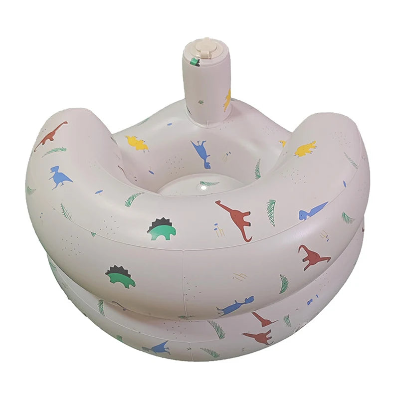 Babies 6-36 Months Inflatable Baby Seat Sofa,Built in Air Pump Children Baby Sofa,Bumbo Seat for Learning to Sit,Feeding,Camping
