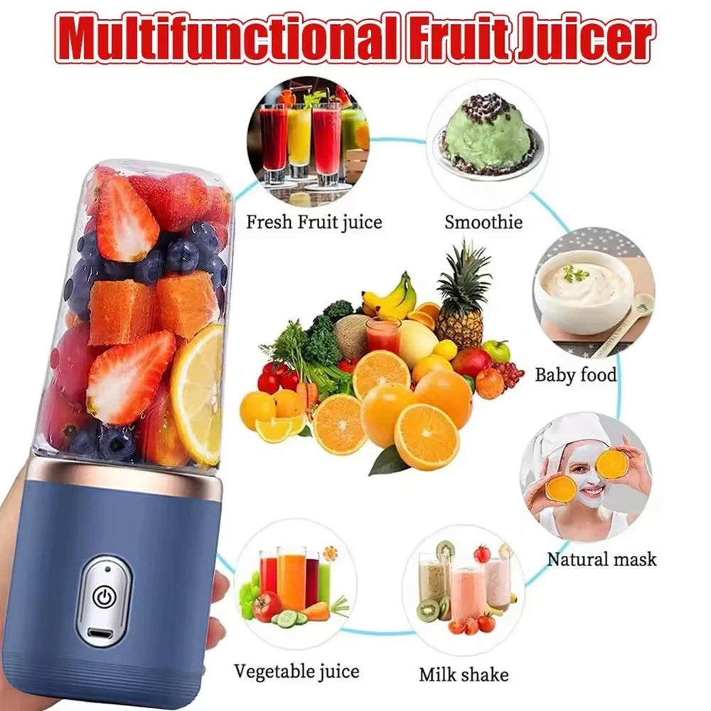 1Pc Multifunctional Electric Juicer for Children-Electric Blender Suitable for Children, Healthy Fruit Juice and Juicing.