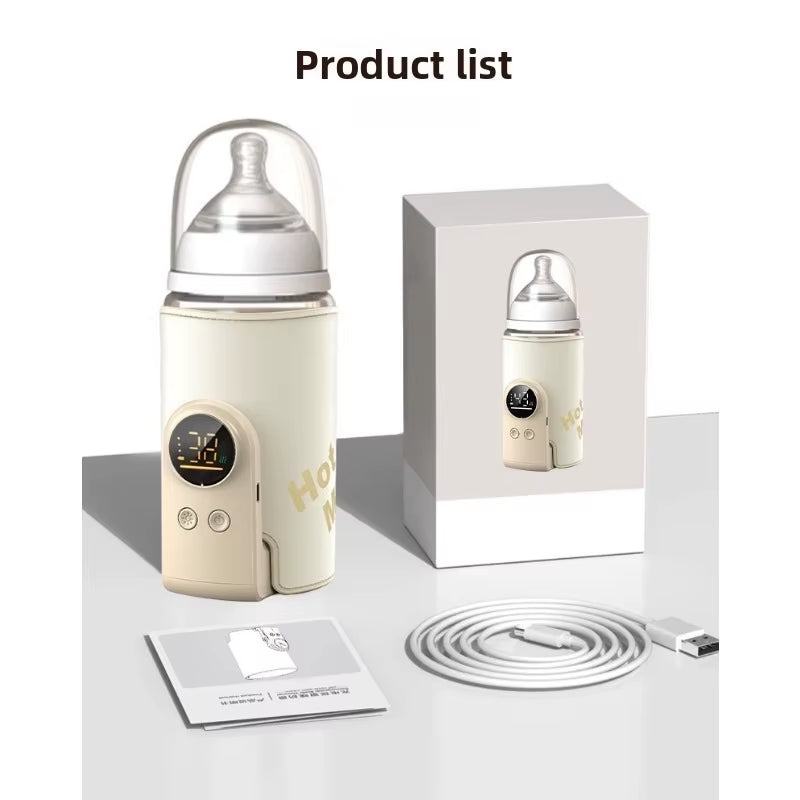 Baby Milk Warmer Baby Nursing Bottle Heater, Portable USB Bottle Warmer for Car, Outdoor Travel Accessories Outdoor Portable