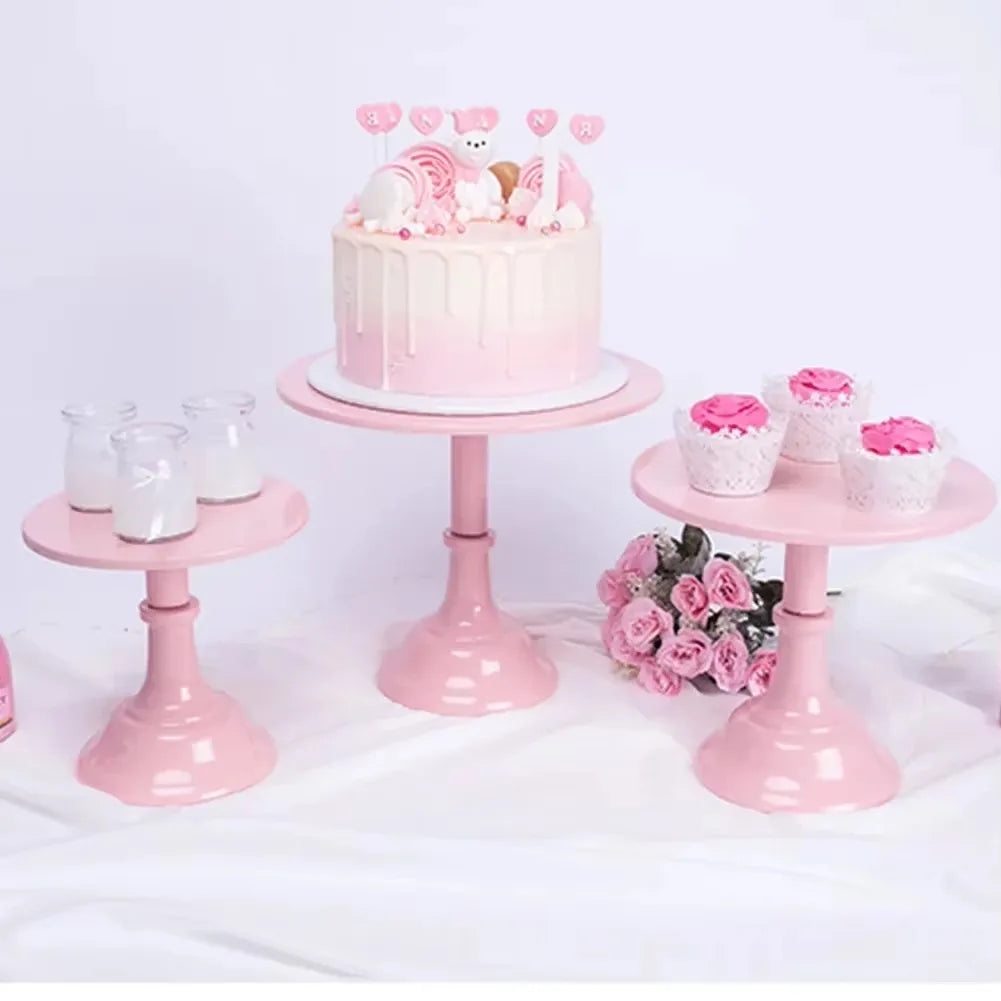 Cake Stand Home Party Dessert Table Display Rack Dessert Cake Tray Cold Meal Tea Break Table Afternoon Tea Center Rack Metal Hot