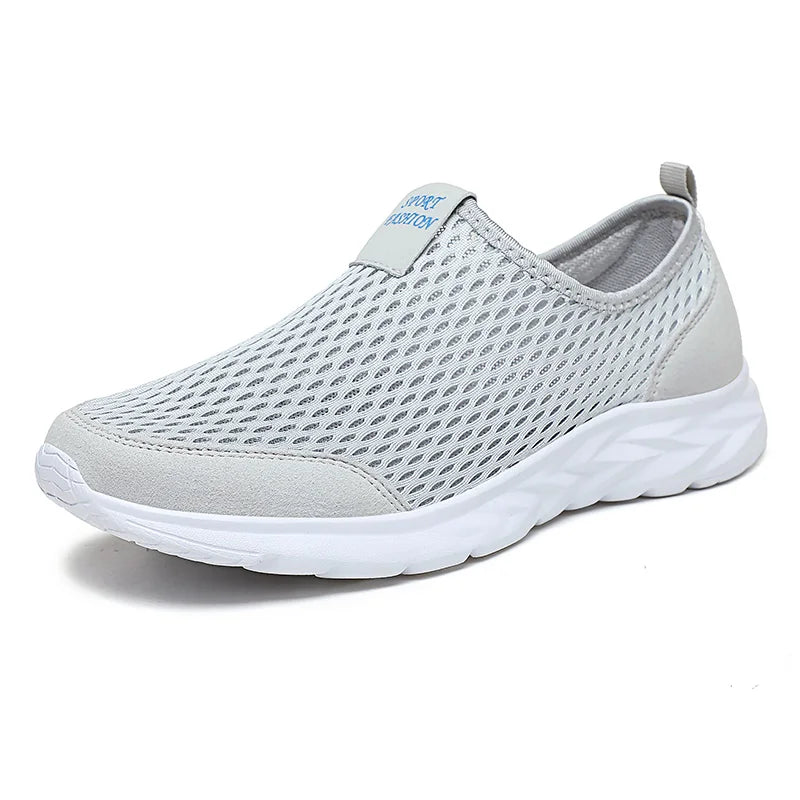 Men'S Sneakers Breathable Mesh Men Casual Shoes Outdoor Non-Slip Big Size Loafers Walking Lightweight Male Tennis Shoes