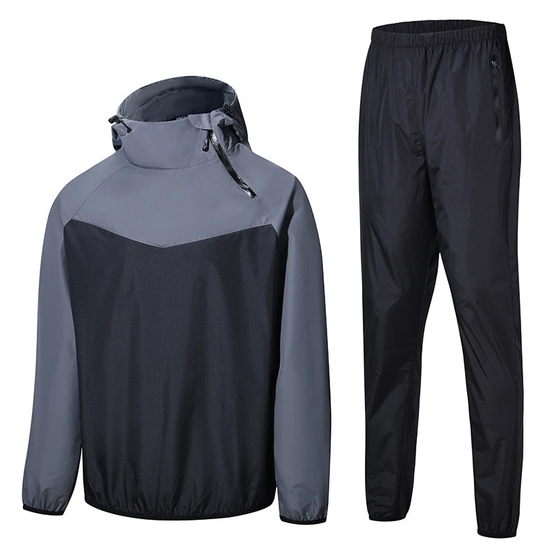 Men Fitness Weight Loss Sportswear Women Running Fitness Weight Loss Tracksuit Running Fitness Sportswear Fat Loss Sweating Suit