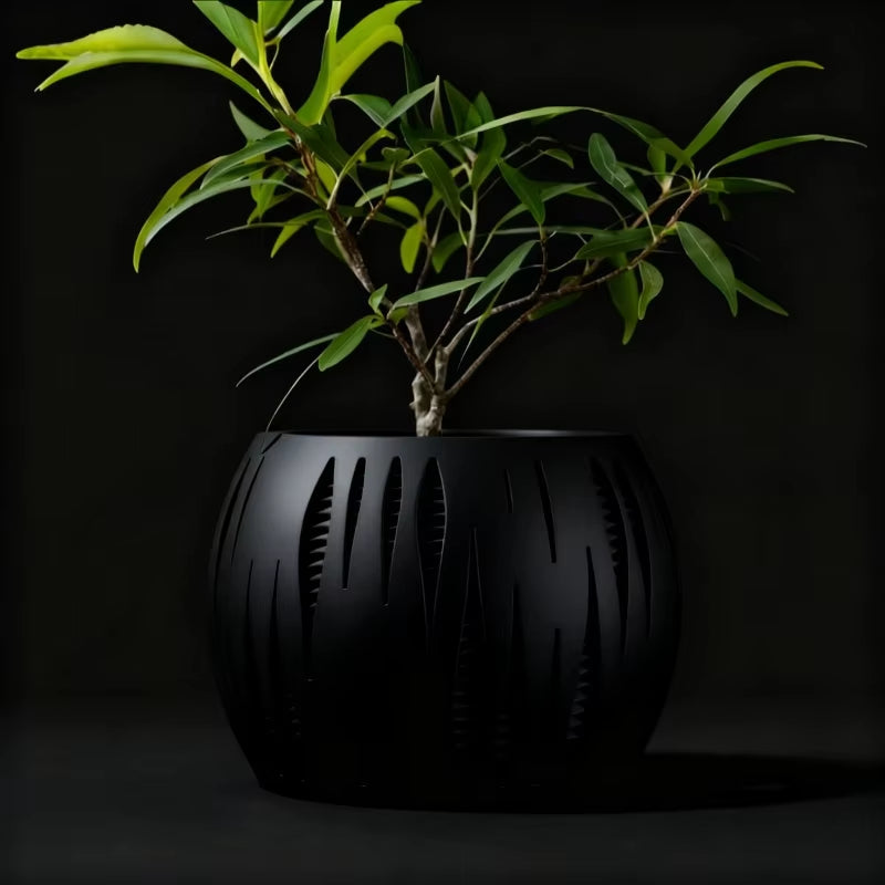 Biodegradable 3D Printed Plant Pot - Eco-Friendly Flower Planter for Home Decor and Sustainable Gifting