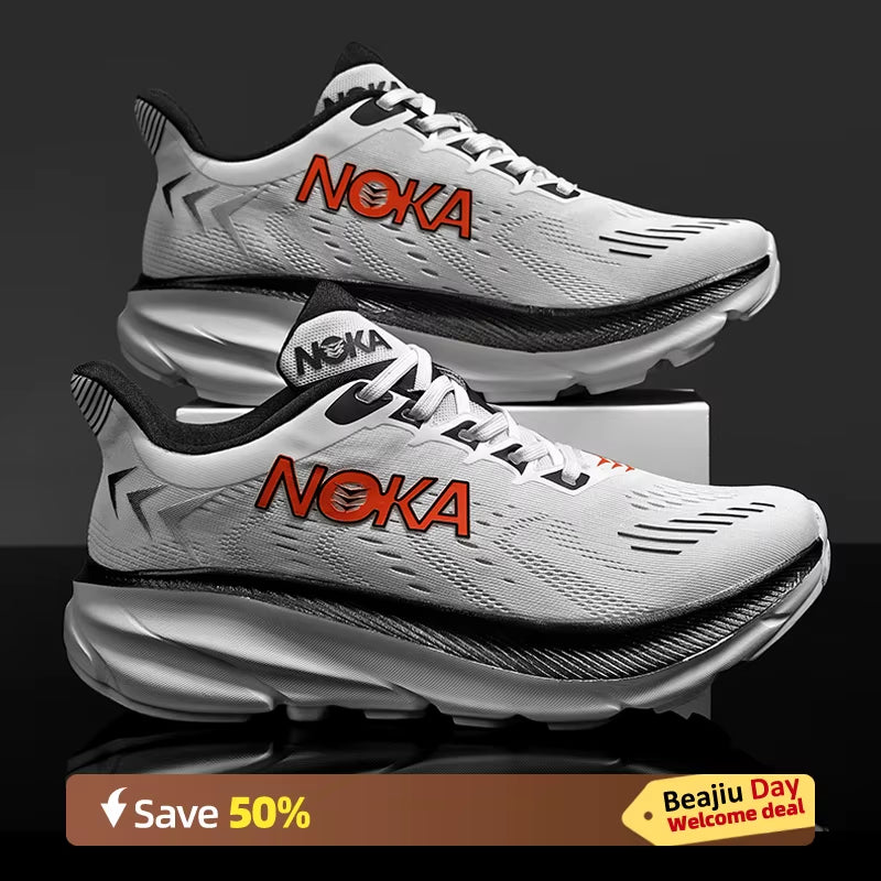 Marathon Carbon Plate Air Cushion Men Sports Running Shoes Breathable Lightweight Women'S Comfortable Athletic Nonskid Sneakers