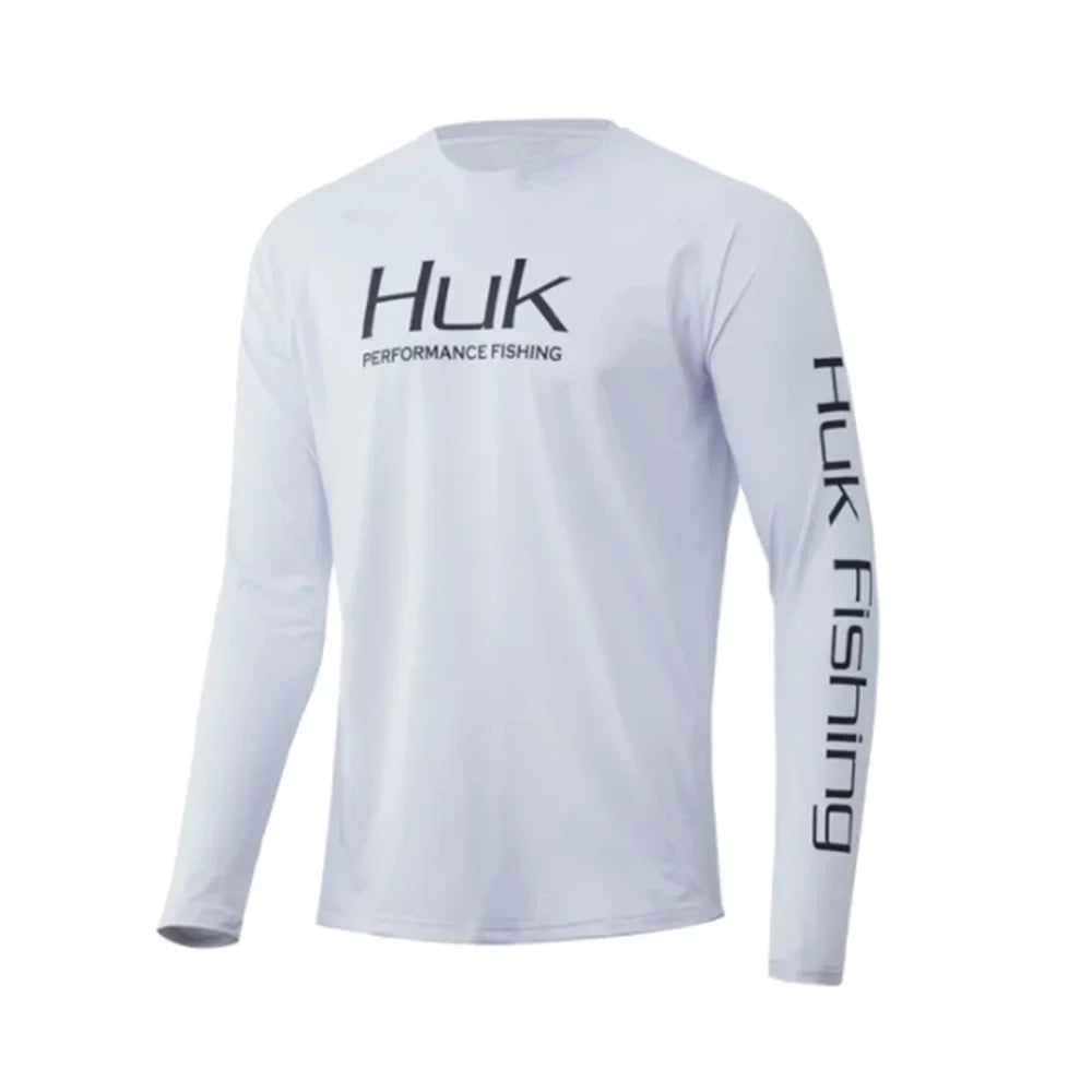 Men'S Fishing Long Sleeve Uv Protection Quick Dry Performance Shirts Fishing Hiking Clothing Camisa De Pesca Breathable Tops