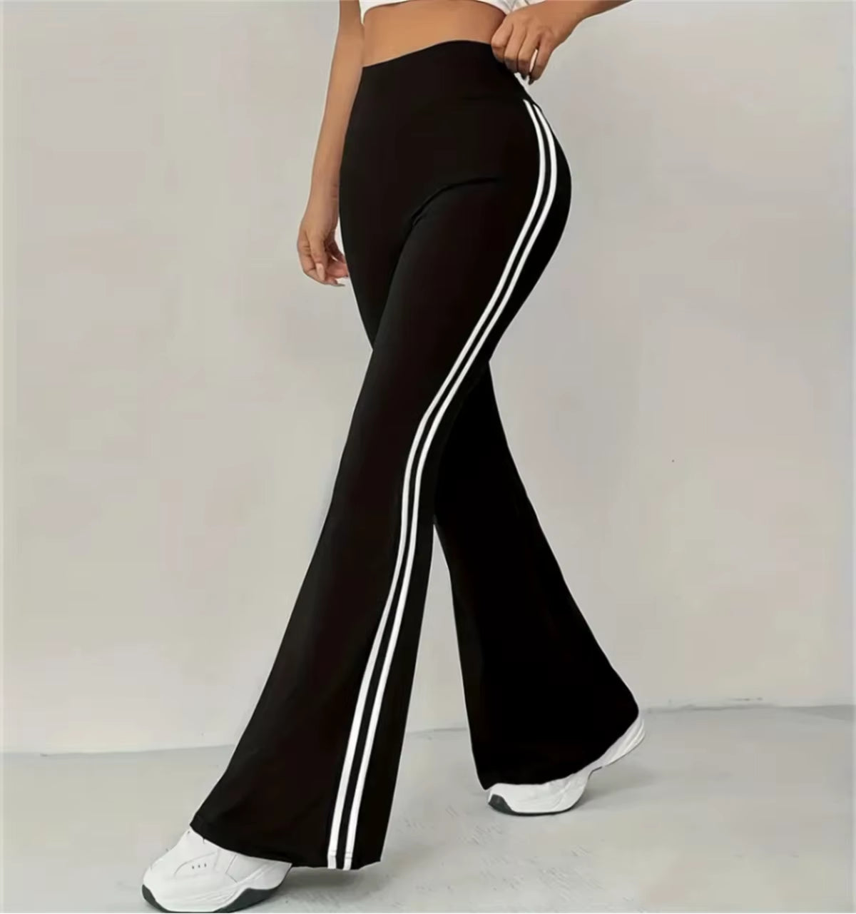 Women'S Slim Casual Flare Pants Hight Waist Fashin Micro Pull Trousers 2025 Spring Summen Female Outfit Pant Street Chic Clothes