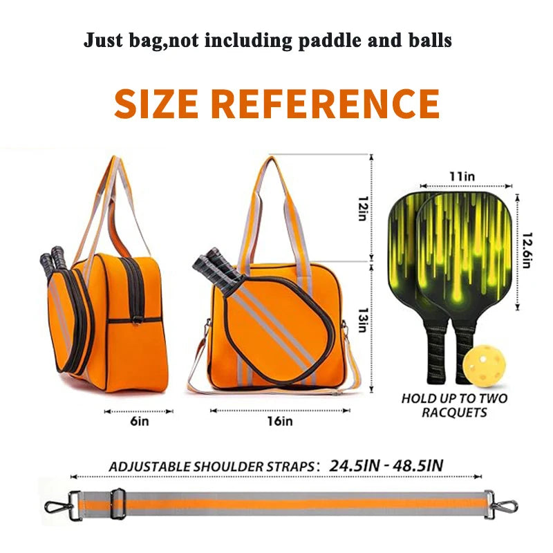 Handheld Tennis Bag, Dry Wet Separation Badminton Bag, Outdoor Pickle Ball Large Capacity Sports Bag, Gym Cross Bag One Shoulder