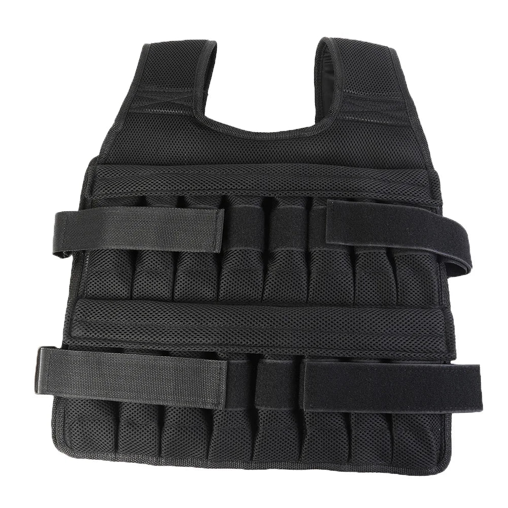 3/15/35Kg Weighted Jacket Adjustable Weighted Exercise Vest Workout Equipment for Running Training Workout Jogging Walking