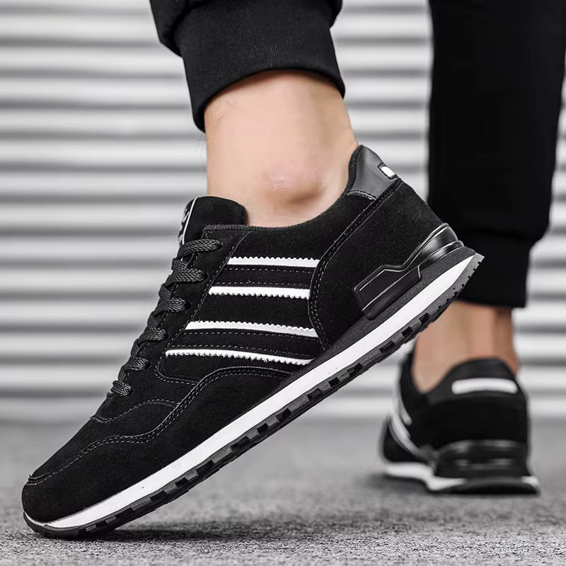 Artificial Leather Men Causal Shoes Male Spring Men Casual Light Shoes Sneakers Lac-Up Flats Breathable Outdoors Sapato