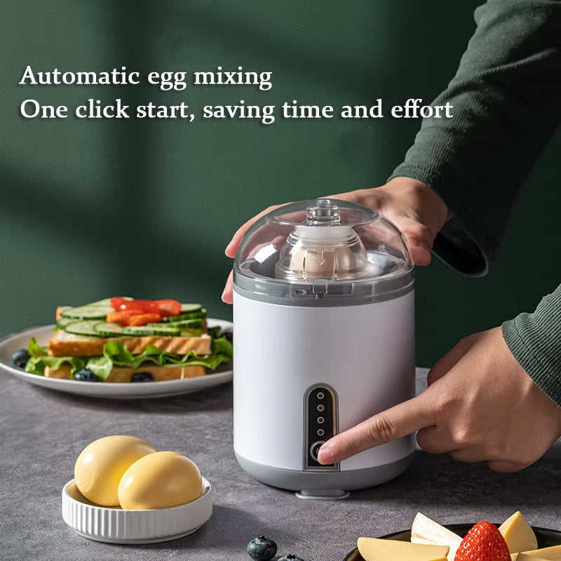 Electric Egg Mixer and Shaker - Automatic Egg White and Yolk Homogenizer for Kitchen Use