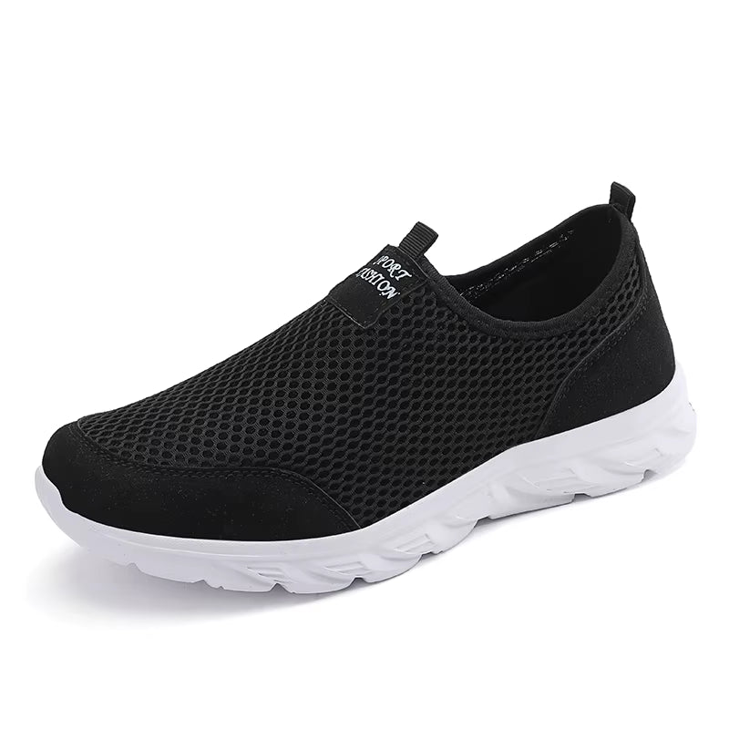2023 Lightweight Men Casual Shoes Breathable Slip on Male Casual Sneakers Anti-Slip Men'S Flats Outdoor Walking Shoes Size 39-47
