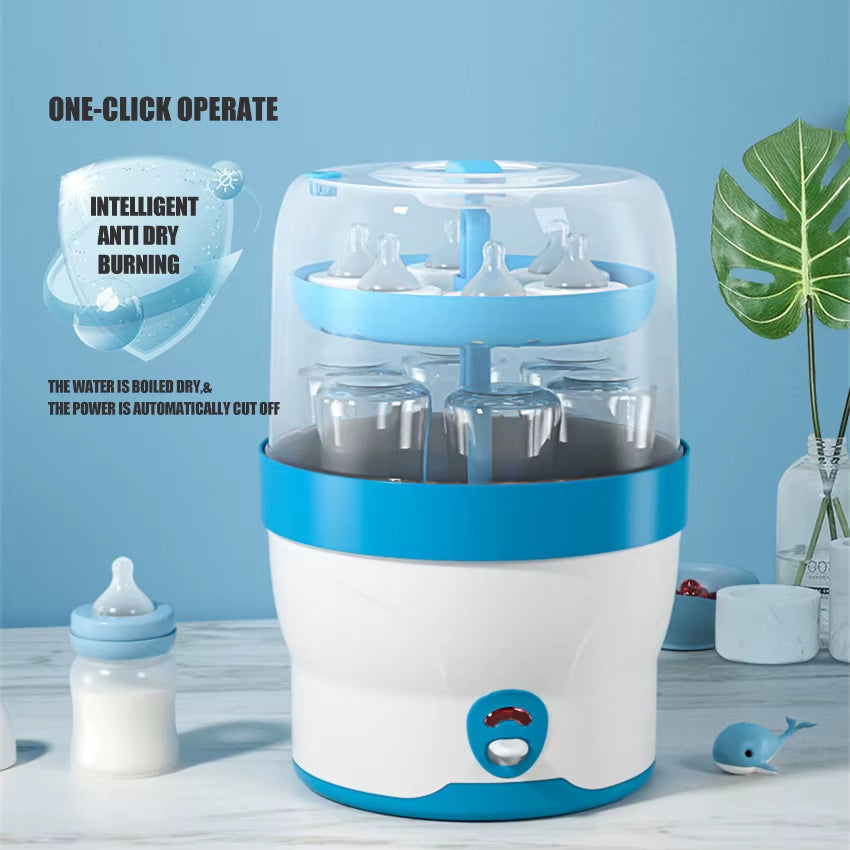 Baby Feeding Bottle Pro Sterilizer with Automatic Power off Control Large Capacity Esterilizador De Biberones Baby Accessories
