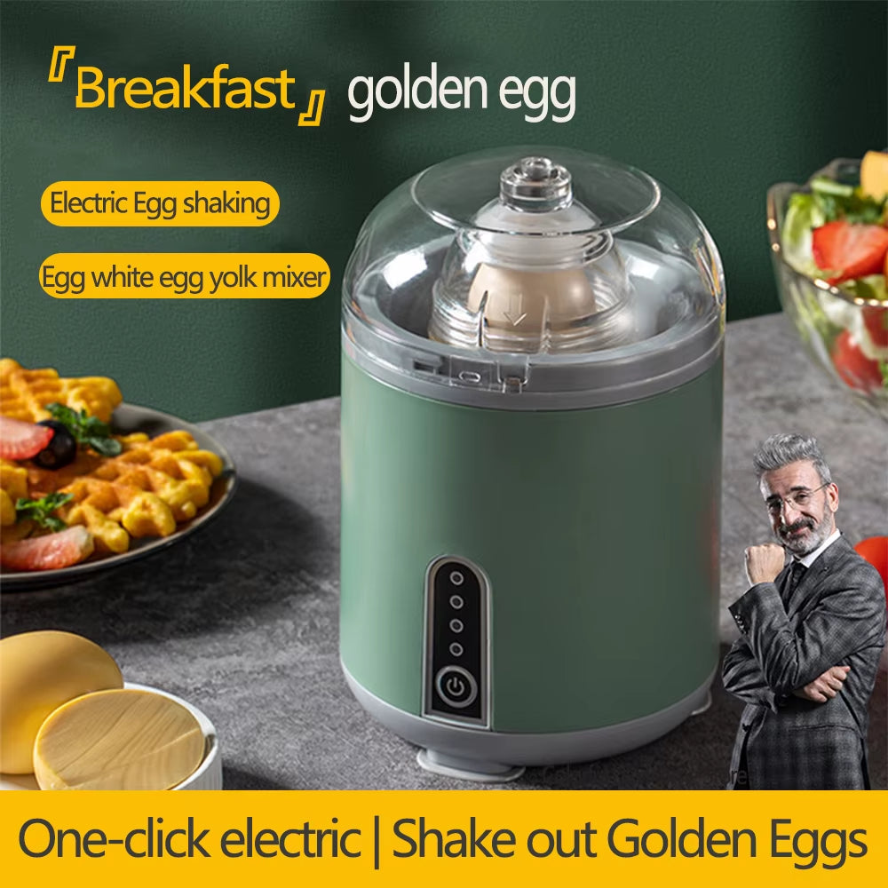 Electric Egg Mixer and Shaker - Automatic Egg White and Yolk Homogenizer for Kitchen Use