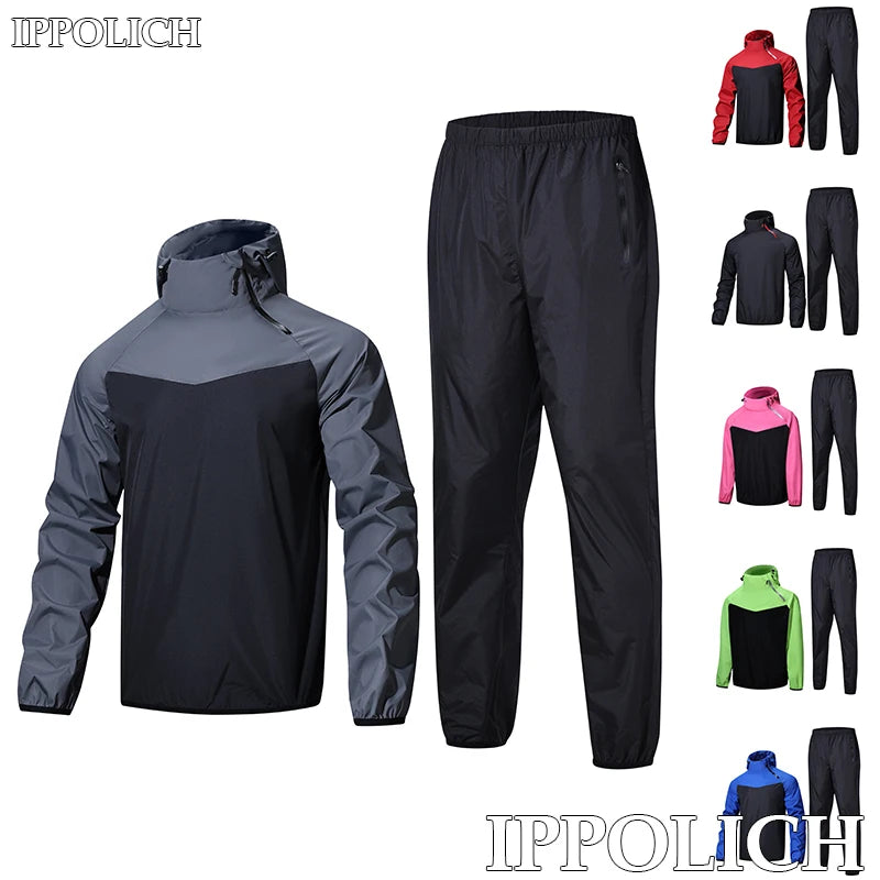 Men Fitness Weight Loss Sportswear Women Running Fitness Weight Loss Tracksuit Running Fitness Sportswear Fat Loss Sweating Suit