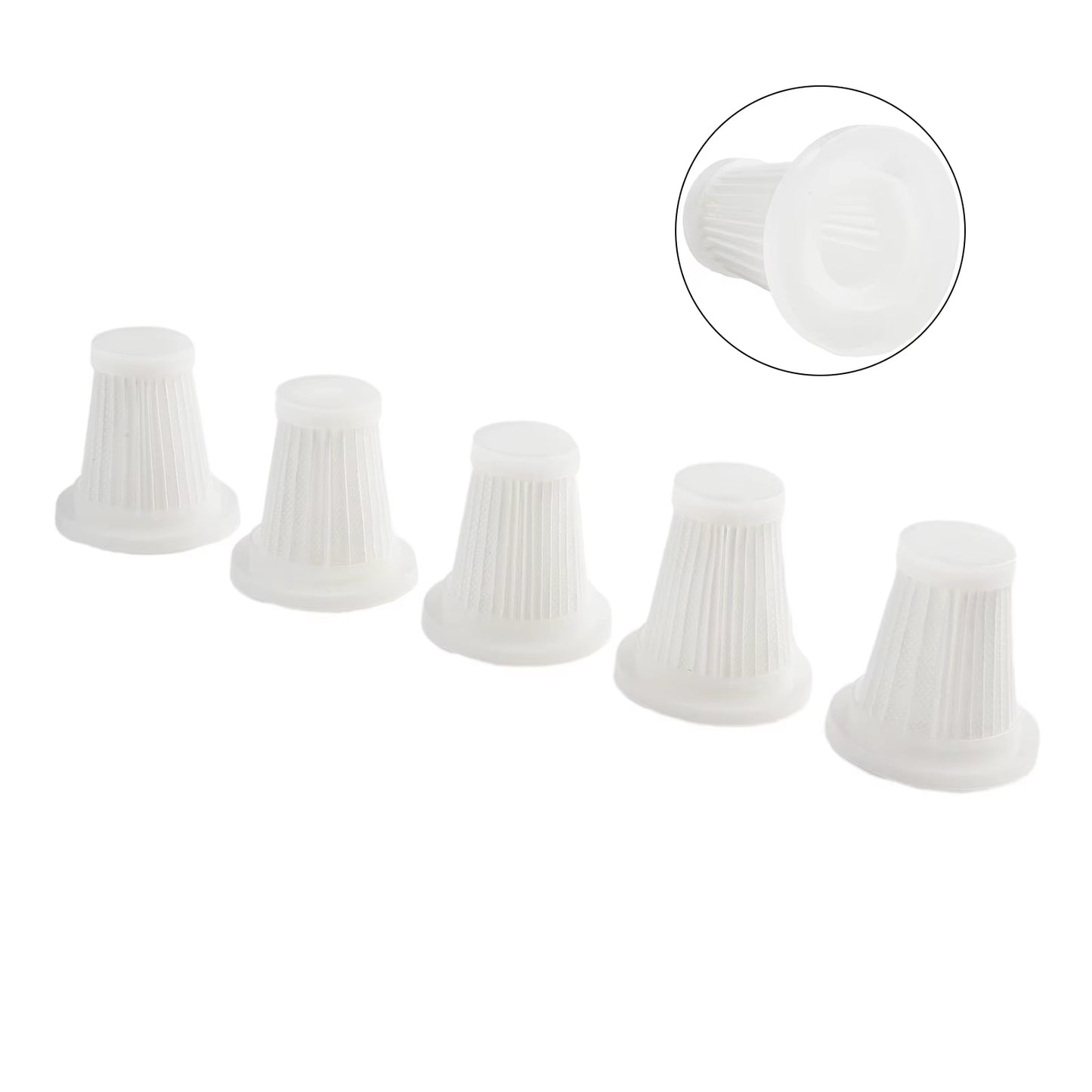 2/3/5/10/20 Pcs Reusable Car Vacuum Cleaner Replace Accessories Washable Filters Handheld Vacuum Cleaner Accessories Reusable