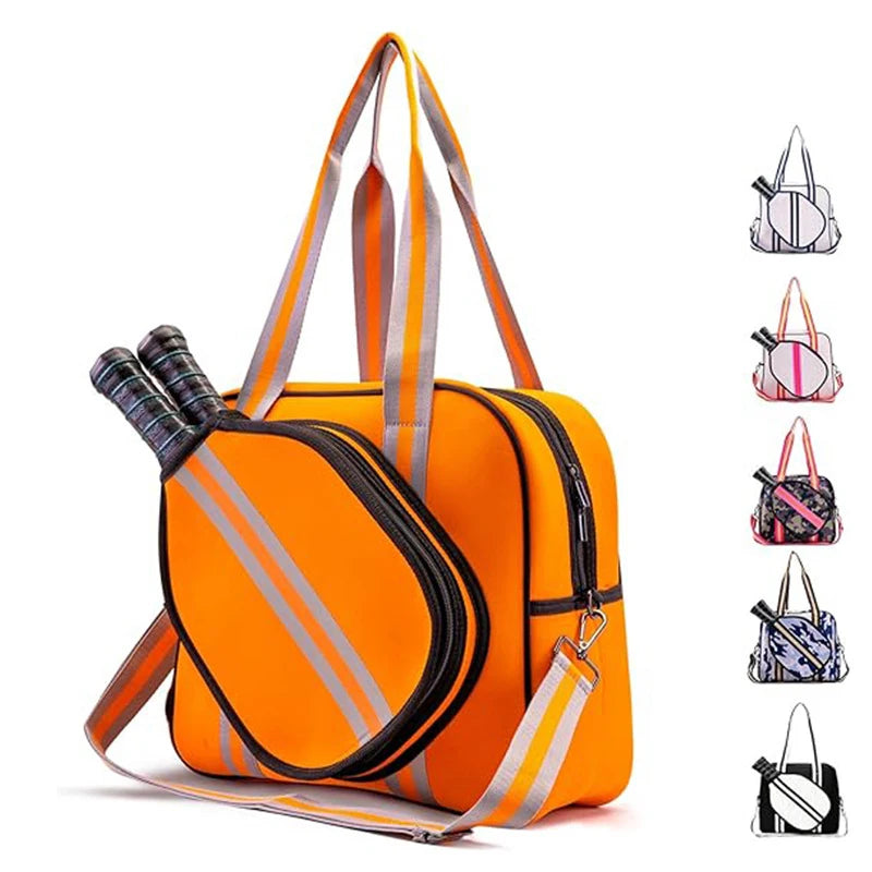 Handheld Tennis Bag, Dry Wet Separation Badminton Bag, Outdoor Pickle Ball Large Capacity Sports Bag, Gym Cross Bag One Shoulder