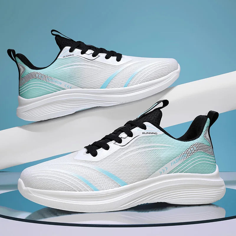Men'S Sneakers Comfortable Breathable Lightweight Soft Non-Slip Flat Mesh Shoes Outdoor Casual Sports Shoes Big Size 39-50