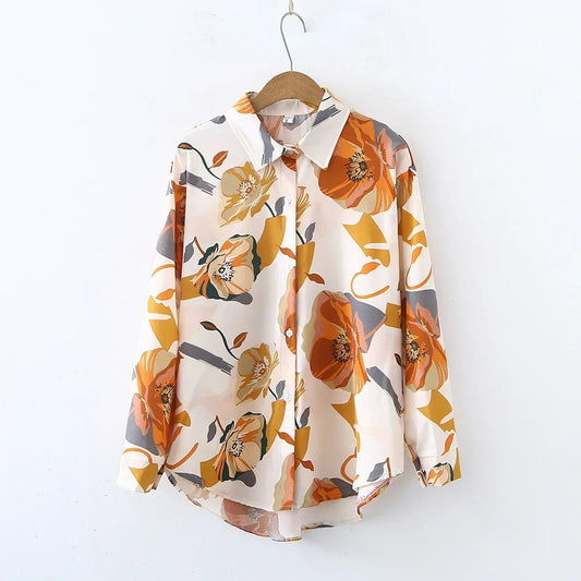 Blouse Fashion Casual Summer Tees Streetwear Print Autumn Shirts for Women Clothes Women Clothing Vintage T-Shirts Y2K Top