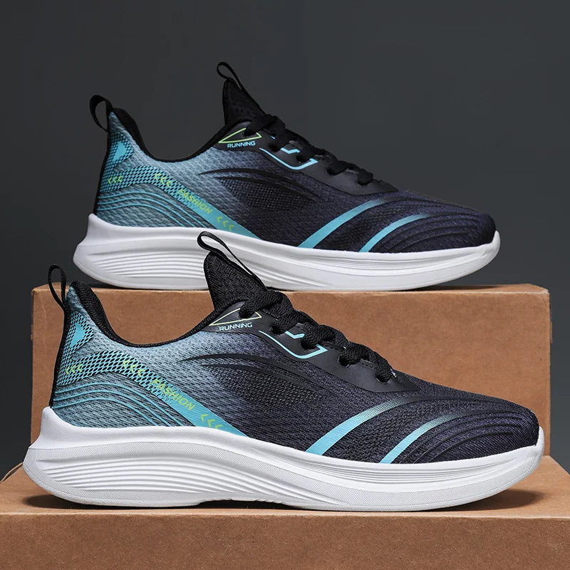 Men'S Sneakers Comfortable Breathable Lightweight Soft Non-Slip Flat Mesh Shoes Outdoor Casual Sports Shoes Big Size 39-50