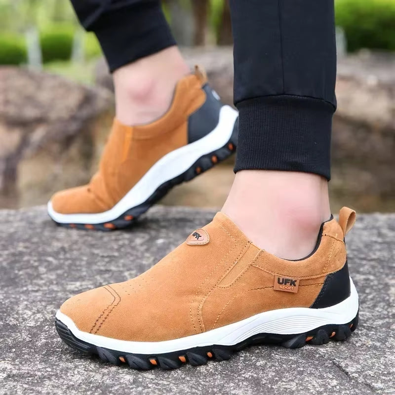 2023 New Outdoor Hiking Camping Light Running Jogging Casual Sports Men'S Shoes Non-Slip Loafers Hiking Shoes Large Size 38-50