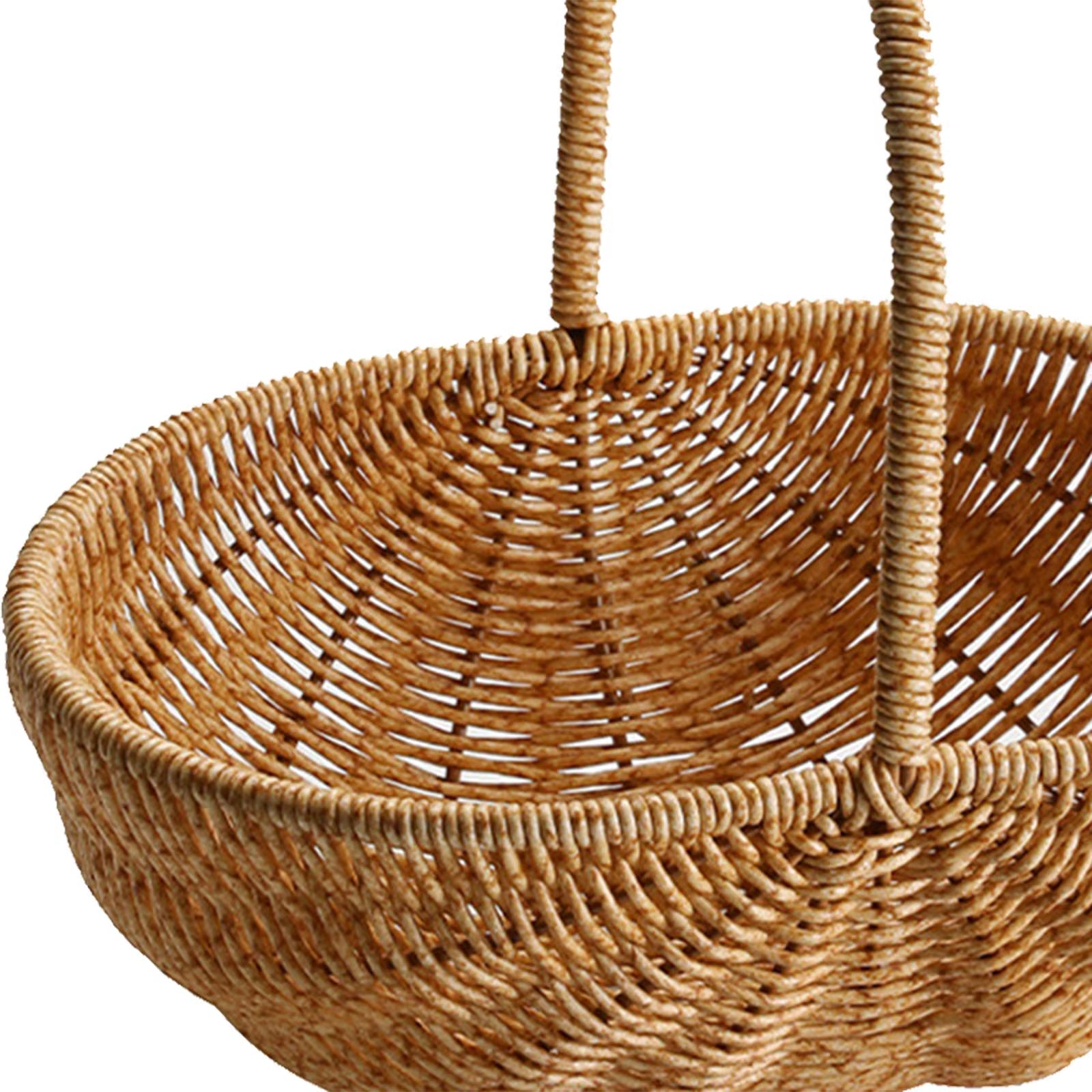 Rustic Portable Outdoor Picnic Basket and Planter Holder