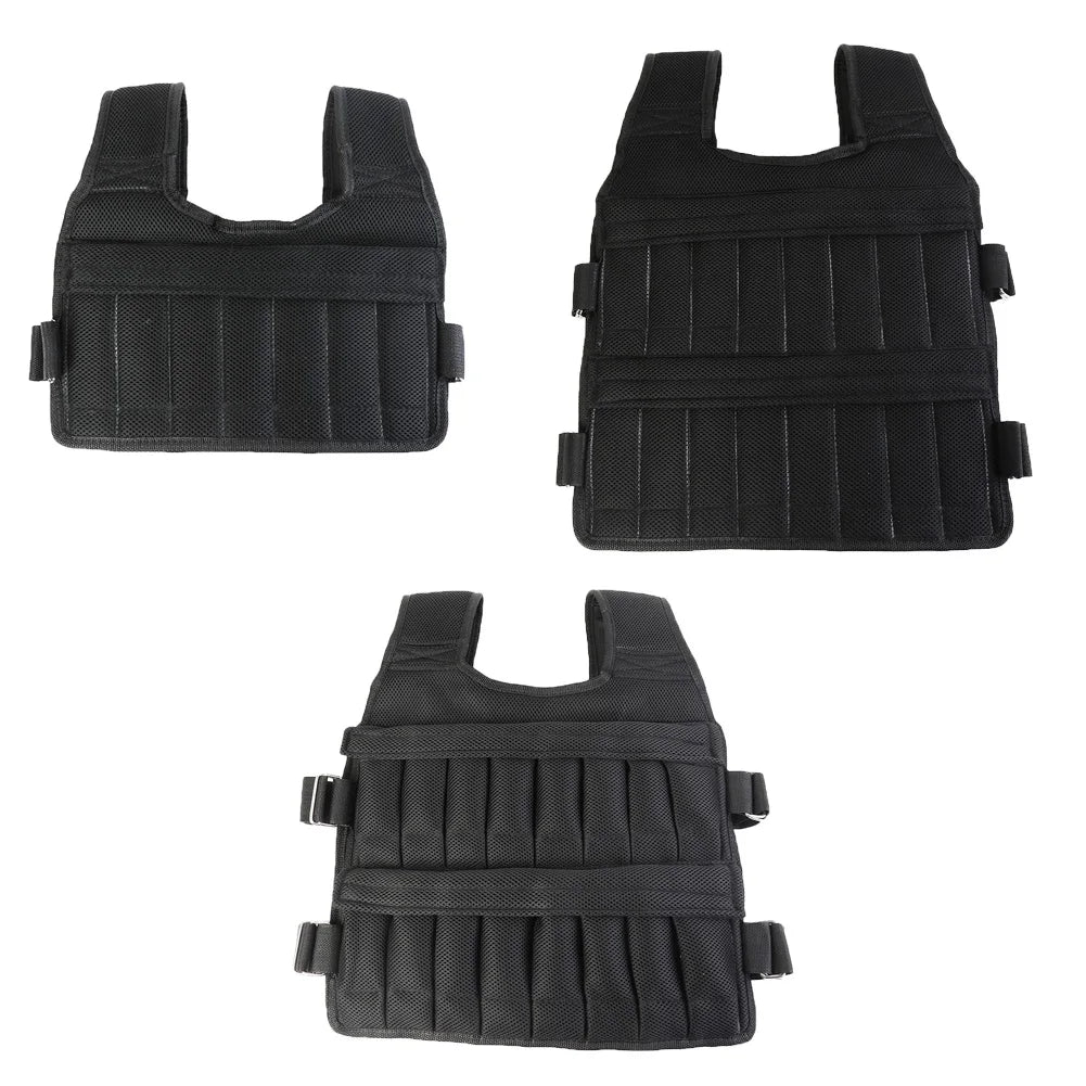 3/15/35Kg Weighted Jacket Adjustable Weighted Exercise Vest Workout Equipment for Running Training Workout Jogging Walking