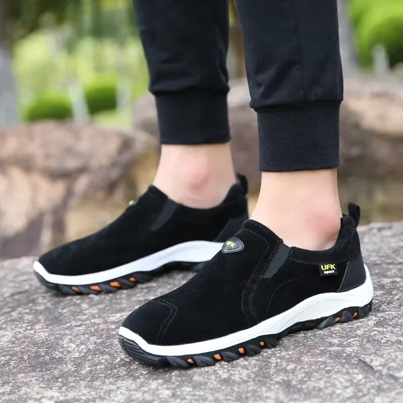 2023 New Outdoor Hiking Camping Light Running Jogging Casual Sports Men'S Shoes Non-Slip Loafers Hiking Shoes Large Size 38-50