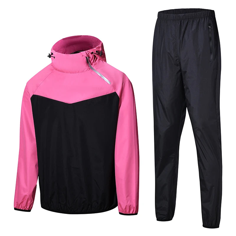 Men Fitness Weight Loss Sportswear Women Running Fitness Weight Loss Tracksuit Running Fitness Sportswear Fat Loss Sweating Suit