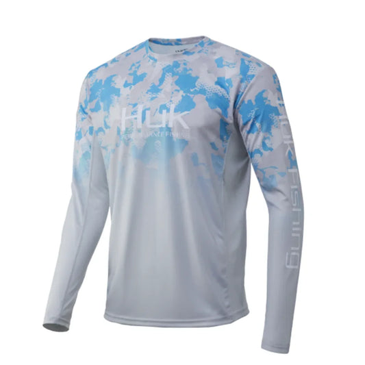 Men'S Fishing Long Sleeve Uv Protection Quick Dry Performance Shirts Fishing Hiking Clothing Camisa De Pesca Breathable Tops