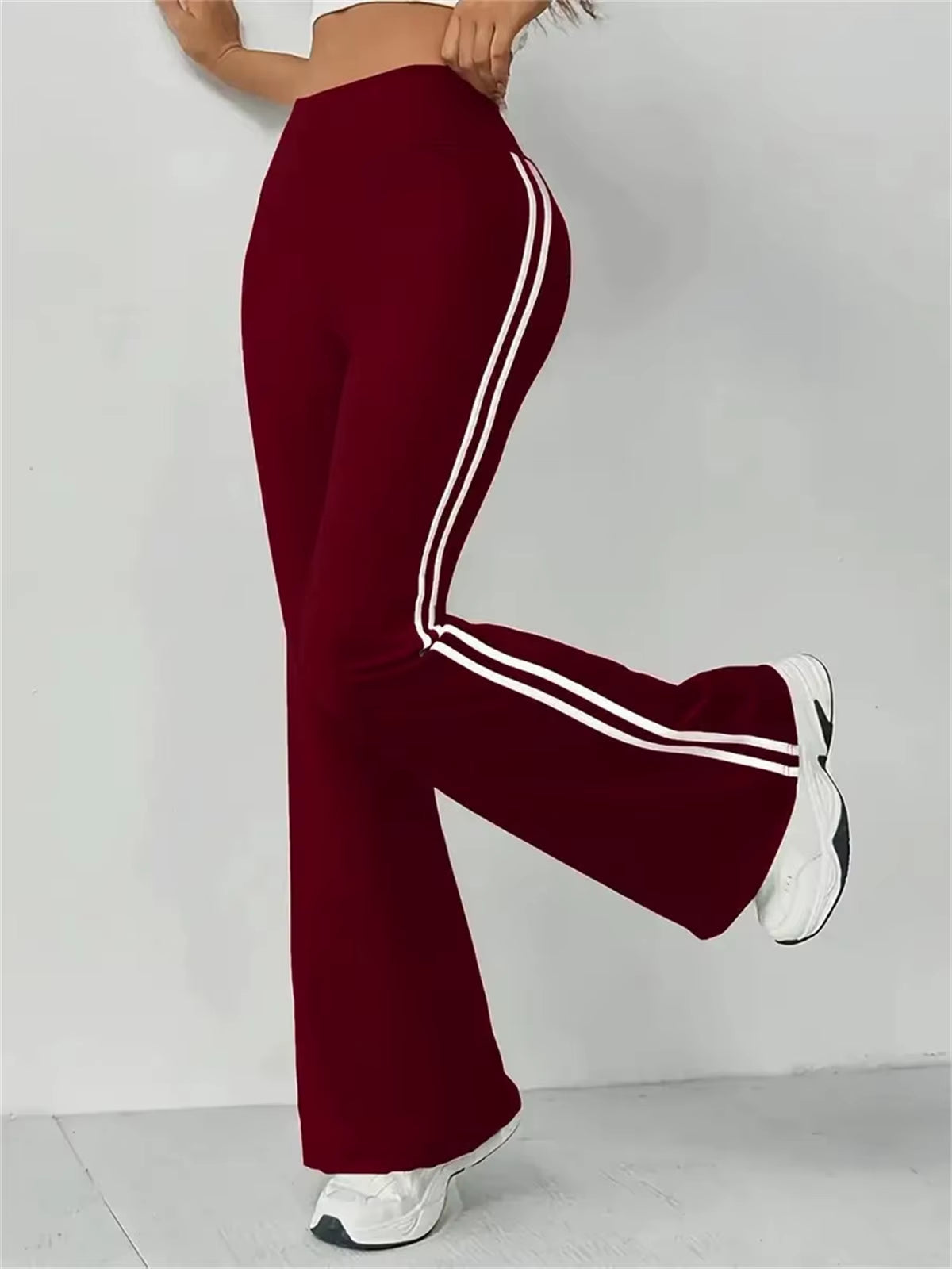 Women'S Slim Casual Flare Pants Hight Waist Fashin Micro Pull Trousers 2025 Spring Summen Female Outfit Pant Street Chic Clothes