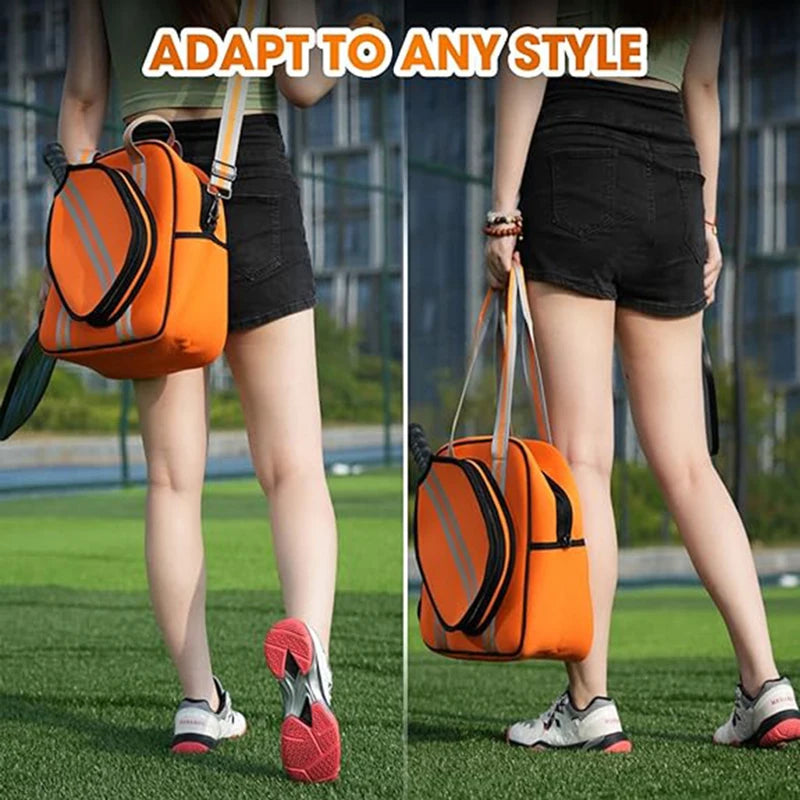 Handheld Tennis Bag, Dry Wet Separation Badminton Bag, Outdoor Pickle Ball Large Capacity Sports Bag, Gym Cross Bag One Shoulder