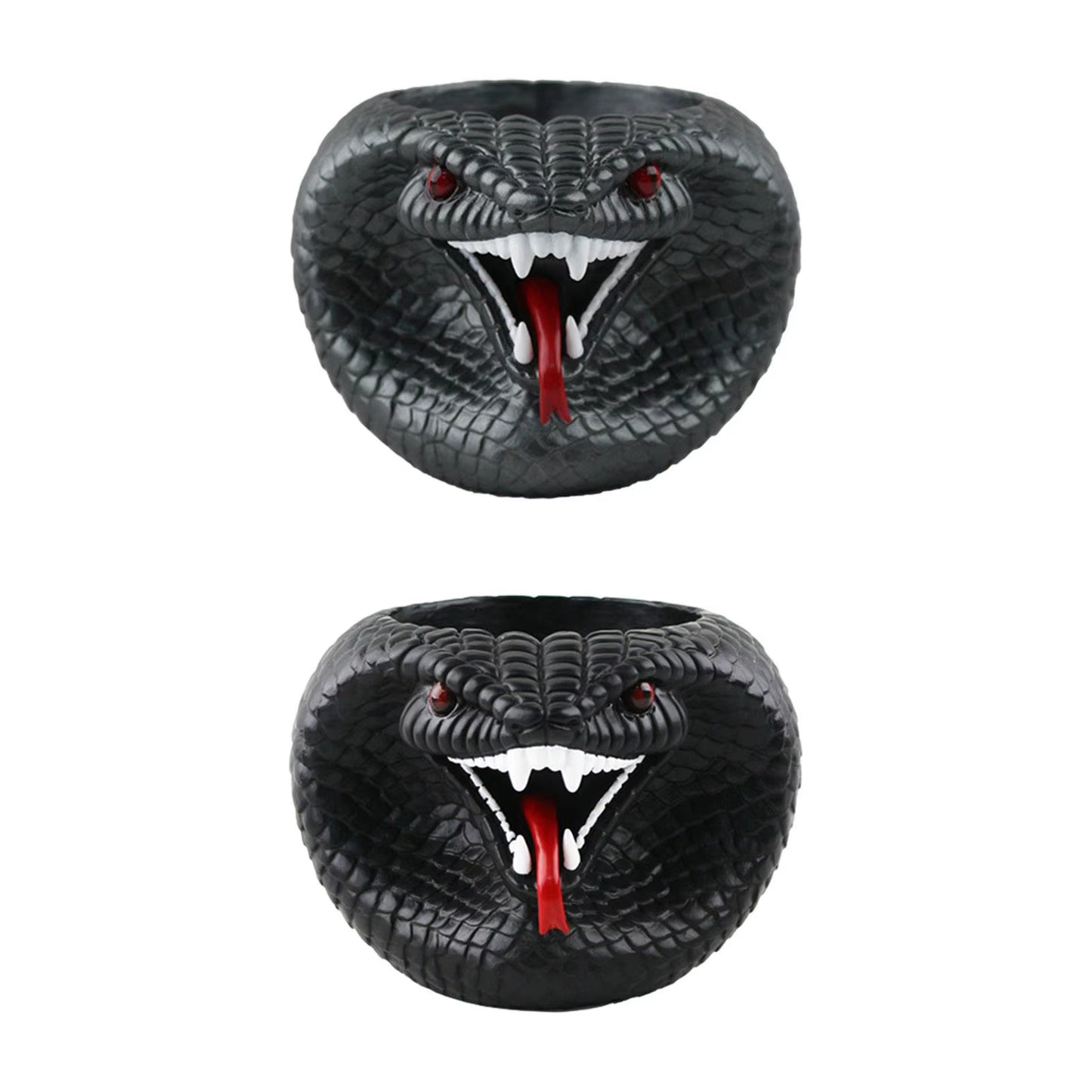 Resin Flower Pot for Succulents and Indoor Plants - Stylish Snake Planter for Windowsills and Farmhouse Desks, Suitable for Indoor and Outdoor Use