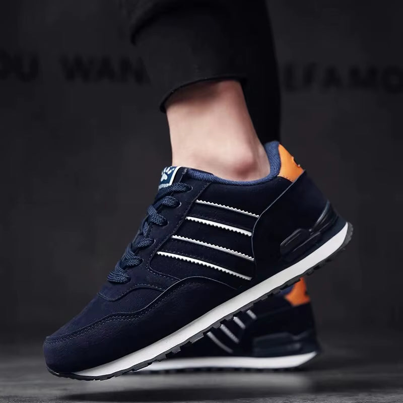 Artificial Leather Men Causal Shoes Male Spring Men Casual Light Shoes Sneakers Lac-Up Flats Breathable Outdoors Sapato