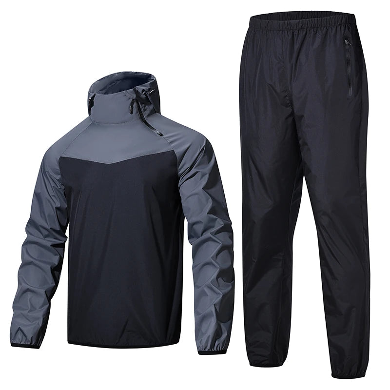 Men Fitness Weight Loss Sportswear Women Running Fitness Weight Loss Tracksuit Running Fitness Sportswear Fat Loss Sweating Suit
