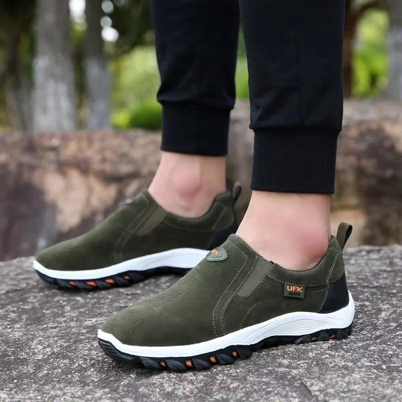 2023 New Outdoor Hiking Camping Light Running Jogging Casual Sports Men'S Shoes Non-Slip Loafers Hiking Shoes Large Size 38-50