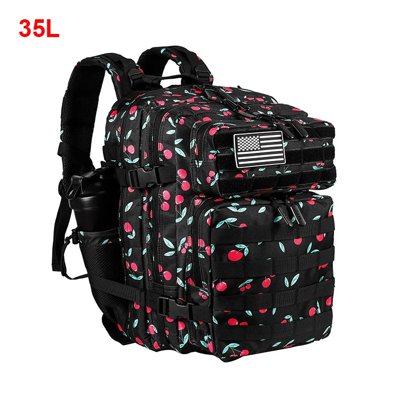 25L/35L/45L Gym Backapck Tactical Athlete Sports Fitness Bag Exercise Workout Weekend Travel Daypack with Bottle Holder