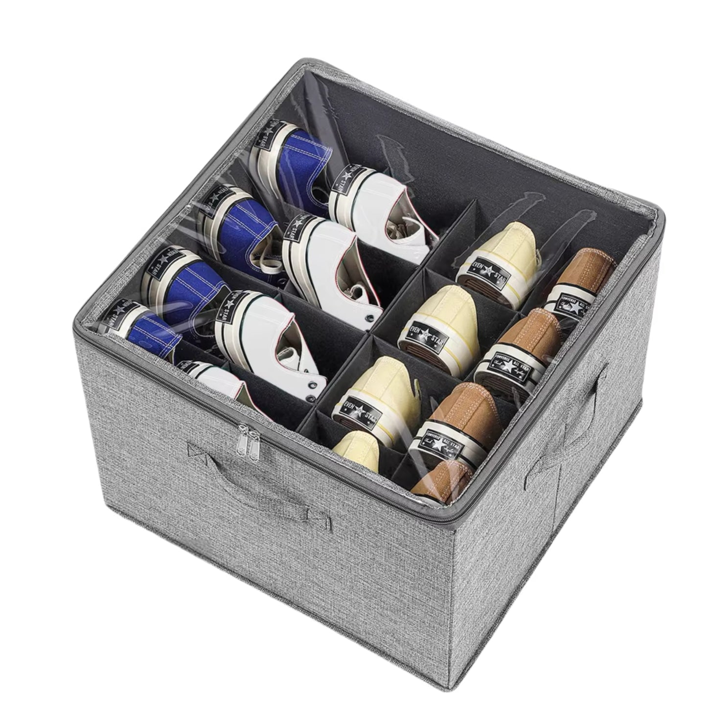 Foldable Shoe Storage Organizer - Dust-Proof and Space-Saving Shoe Cabinet