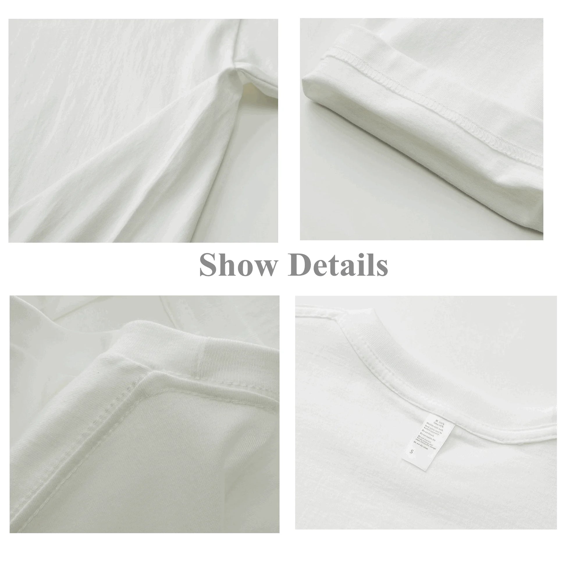 Women T- Shirts Cotton All Girl Unisex Oversized Thicken Pure 100% Cotton Blouse Vintage Designer plus Size S to 3XL